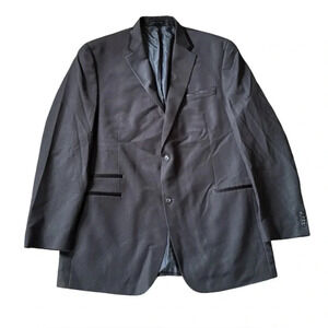 Sean John Fine Tailoring Blazer/sports Coat Dark Gray Men Size 46XL